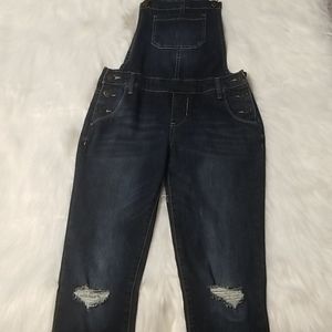 Girls size 12 denim overalls